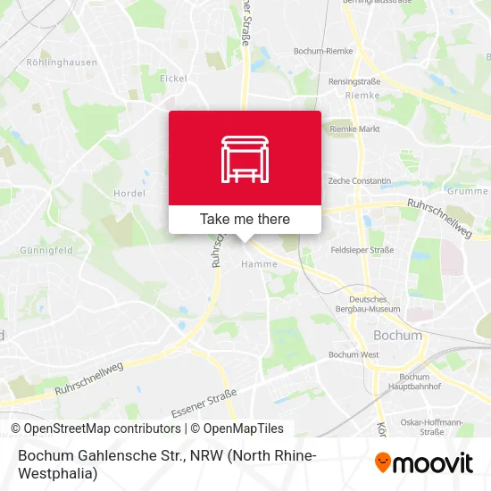 Карта Bochum Gahlensche Str.