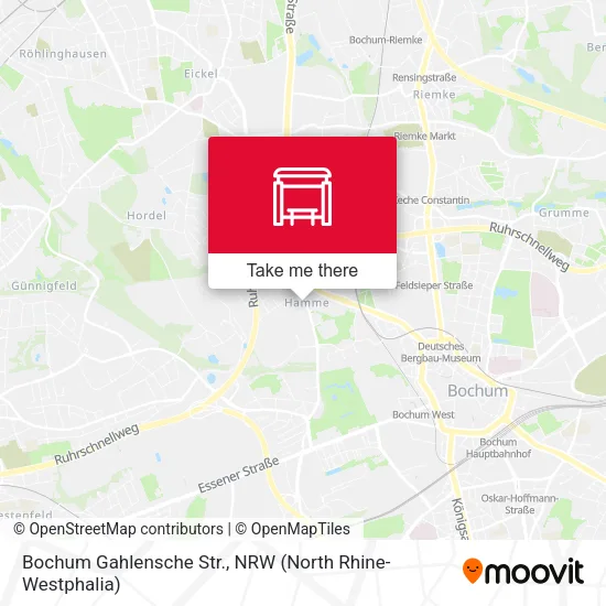 Карта Bochum Gahlensche Str.