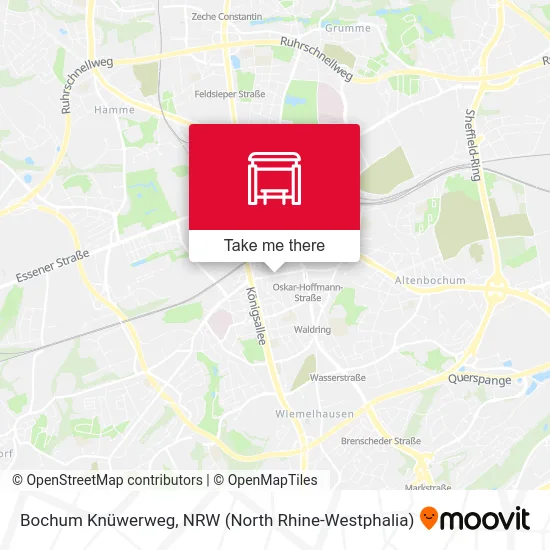 Bochum Knüwerweg map