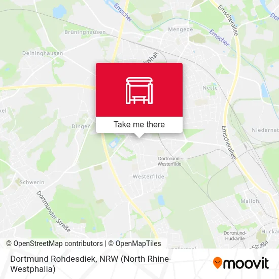Dortmund Rohdesdiek map
