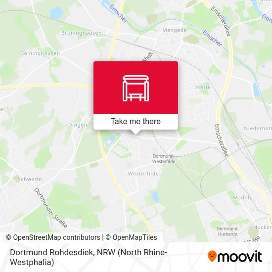 Dortmund Rohdesdiek map