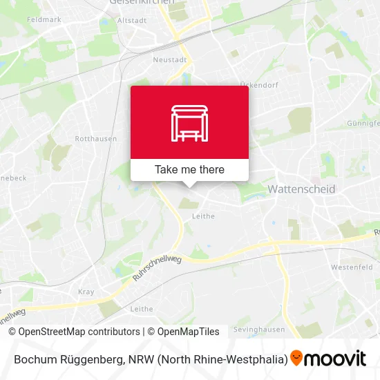Bochum Rüggenberg map