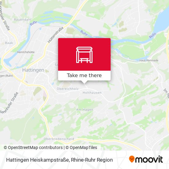 Hattingen Heiskampstraße map