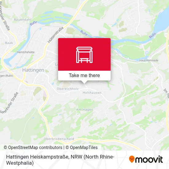 Hattingen Heiskampstraße map