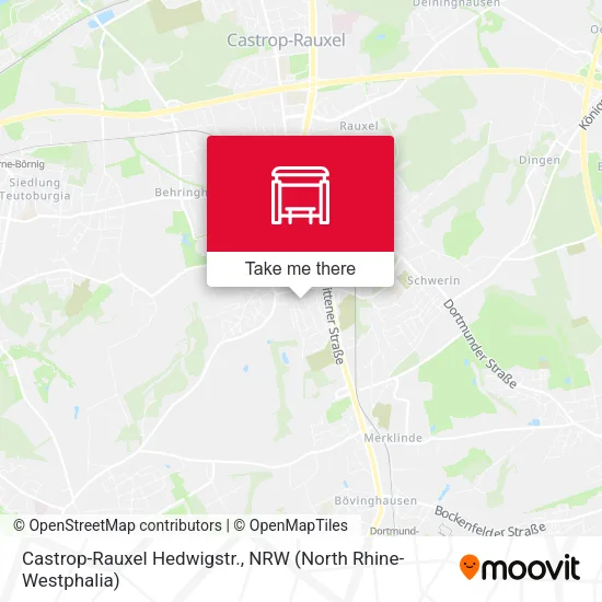 Карта Castrop-Rauxel Hedwigstr.
