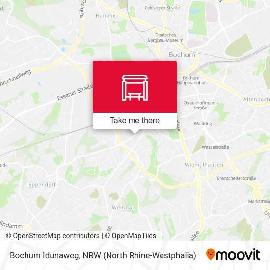 Карта Bochum Idunaweg