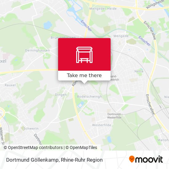 Dortmund Göllenkamp map