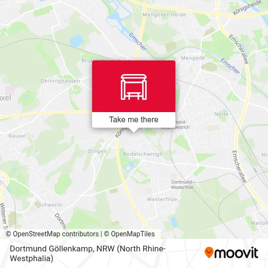 Dortmund Göllenkamp map