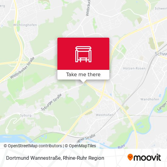 Dortmund Wannestraße map