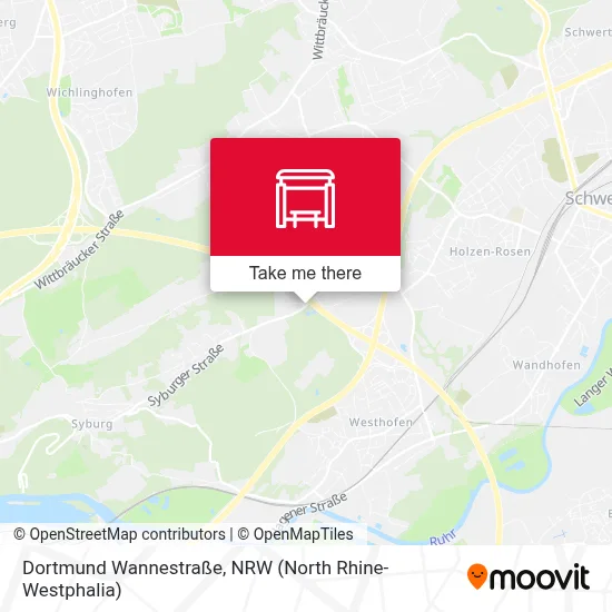 Dortmund Wannestraße map