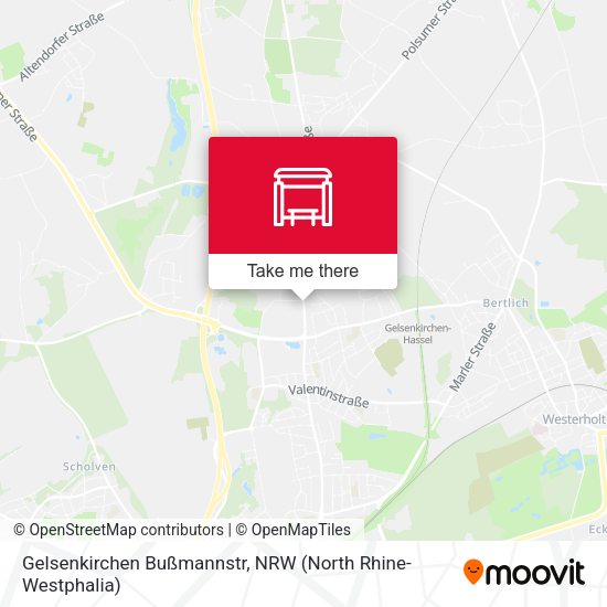 Gelsenkirchen Bußmannstr map