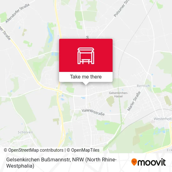 Карта Gelsenkirchen Bußmannstr