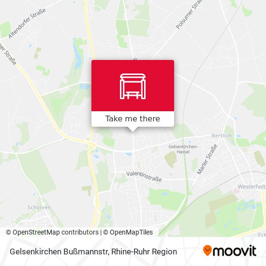 Gelsenkirchen Bußmannstr map