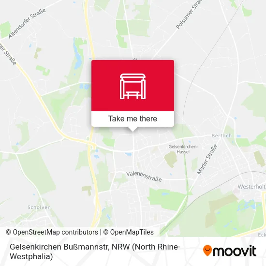 Карта Gelsenkirchen Bußmannstr