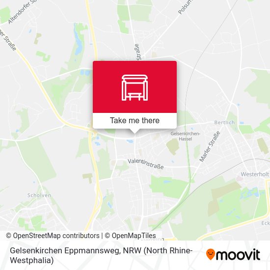 Gelsenkirchen Eppmannsweg map