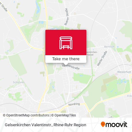 Gelsenkirchen Valentinstr. map