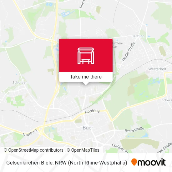 Gelsenkirchen Biele map