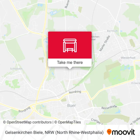 Gelsenkirchen Biele map