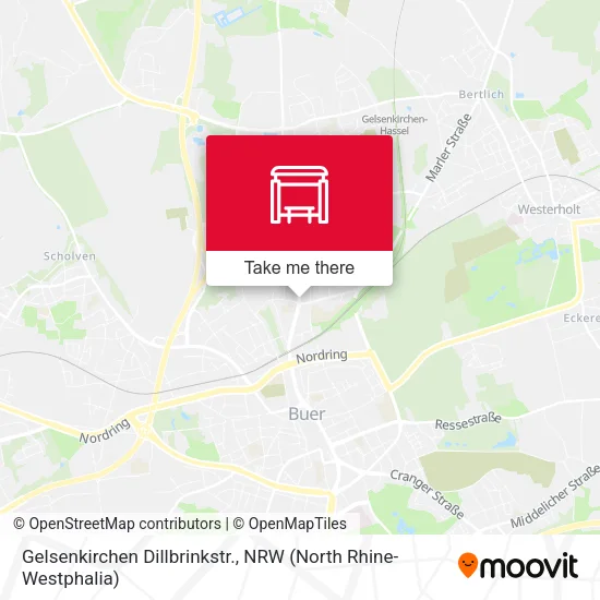 Карта Gelsenkirchen Dillbrinkstr.