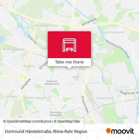 Dortmund Händelstraße map