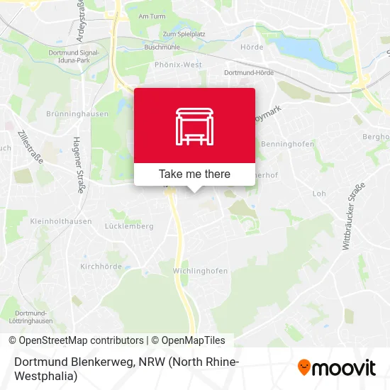 Dortmund Blenkerweg map