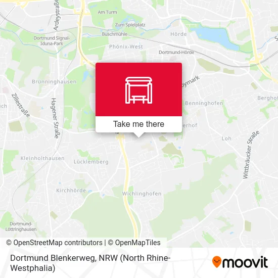 Dortmund Blenkerweg map