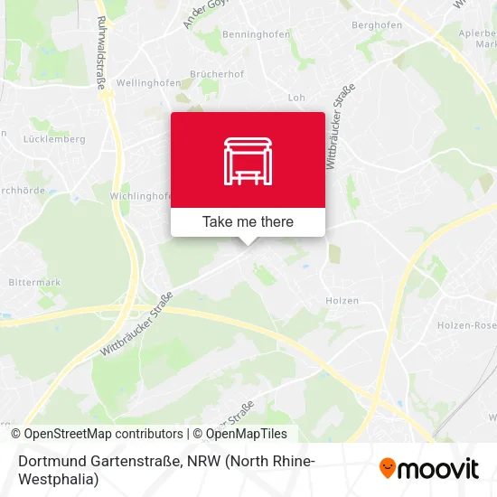 Карта Dortmund Gartenstraße