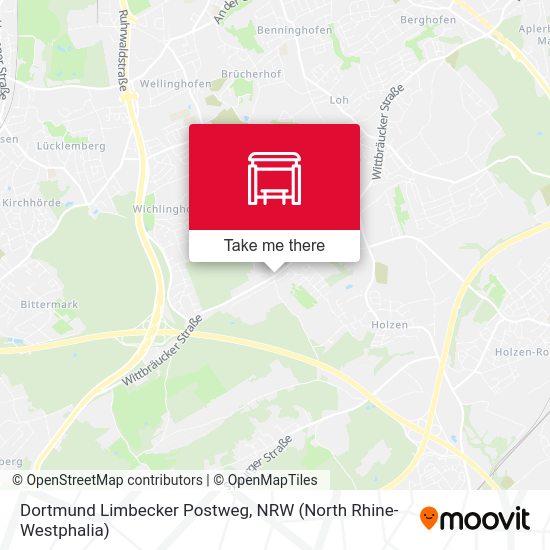 Dortmund Limbecker Postweg map