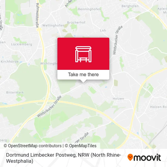 Карта Dortmund Limbecker Postweg