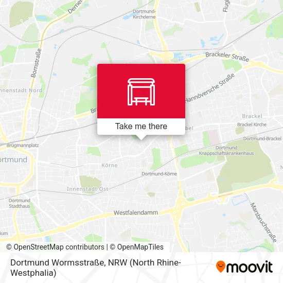 Карта Dortmund Wormsstraße