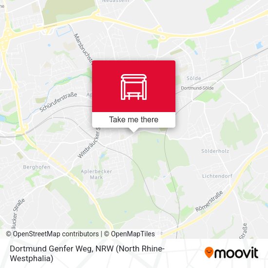 Карта Dortmund Genfer Weg