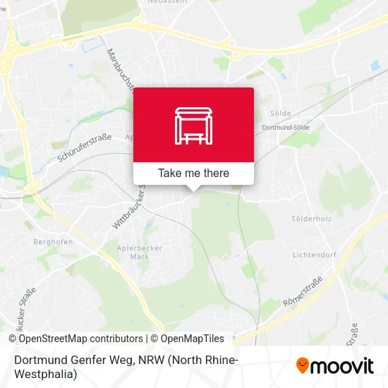 Карта Dortmund Genfer Weg