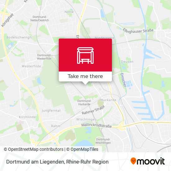 Dortmund am Liegenden map