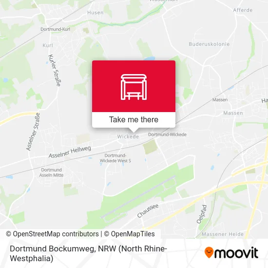 Dortmund Bockumweg map