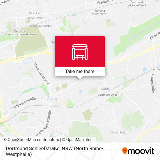 Dortmund Schleefstraße map