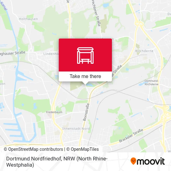 Dortmund Nordfriedhof map