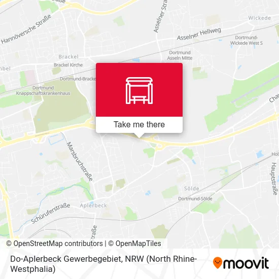 Do-Aplerbeck Gewerbegebiet map