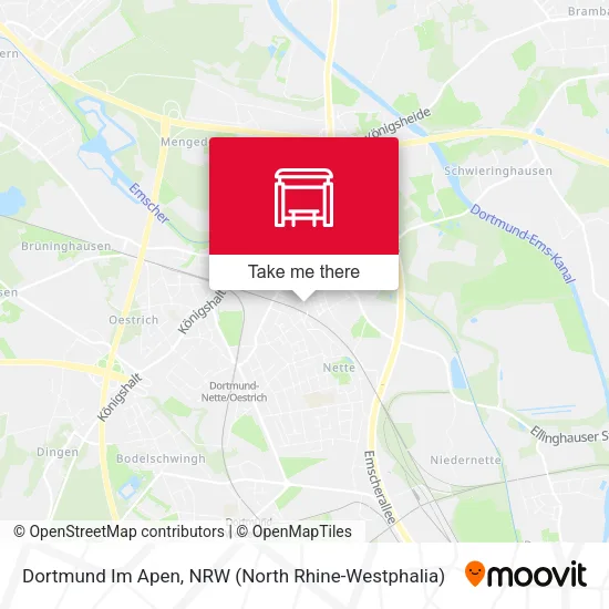 Карта Dortmund Im Apen