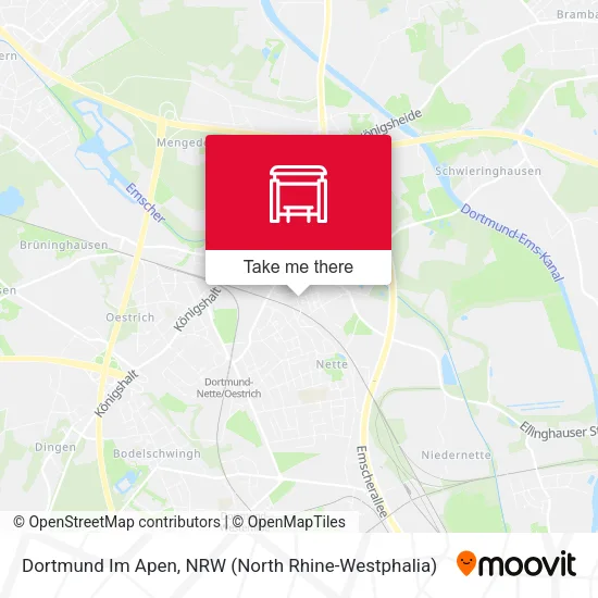 Карта Dortmund Im Apen