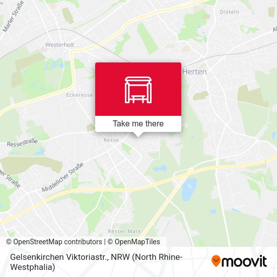Gelsenkirchen Viktoriastr. map