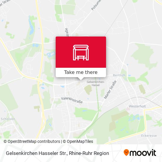 Gelsenkirchen Hasseler Str. map