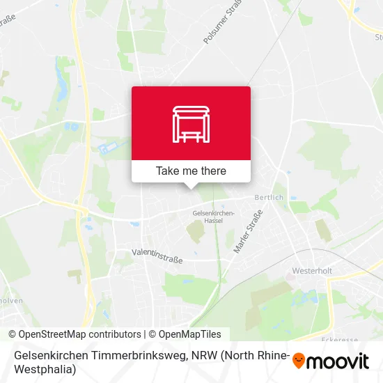 Gelsenkirchen Timmerbrinksweg map