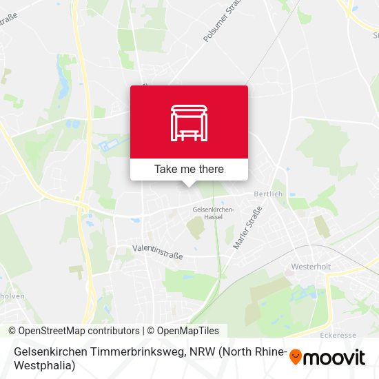 Gelsenkirchen Timmerbrinksweg map