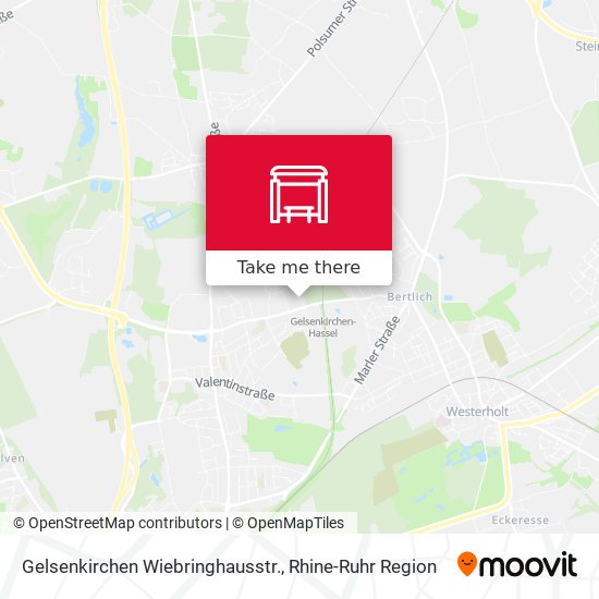 Gelsenkirchen Wiebringhausstr. map