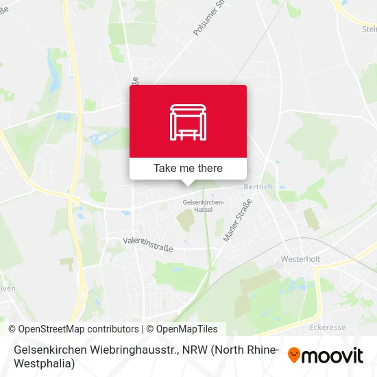 Gelsenkirchen Wiebringhausstr. map