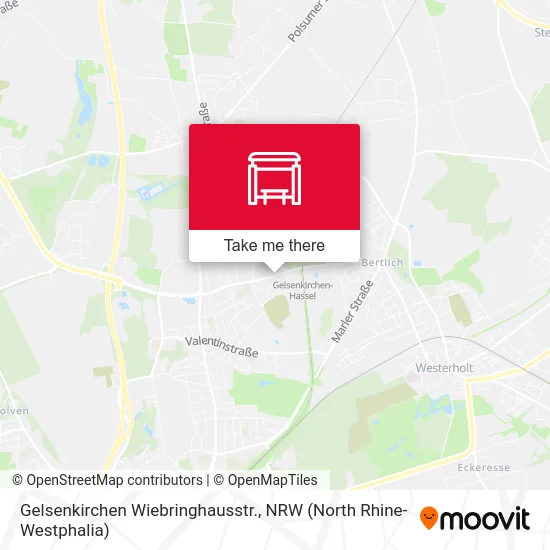 Gelsenkirchen Wiebringhausstr. map