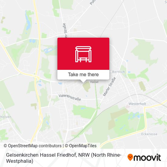 Gelsenkirchen Hassel Friedhof map
