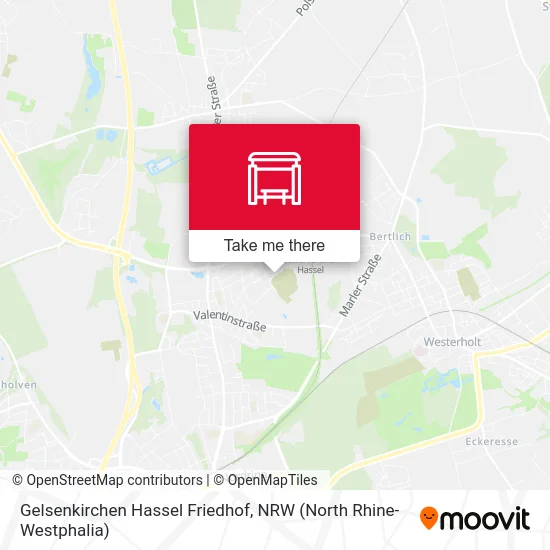 Gelsenkirchen Hassel Friedhof map