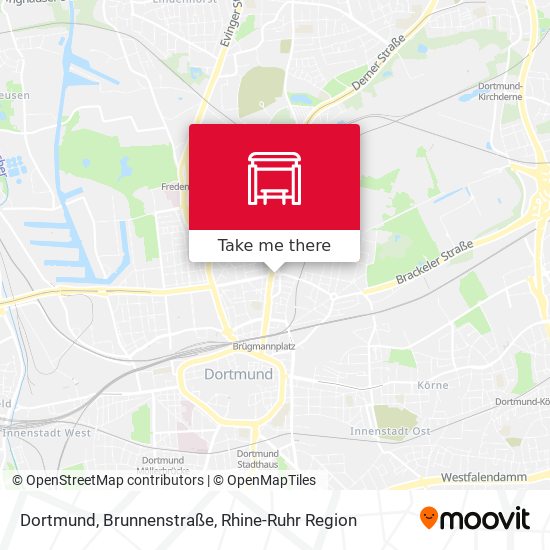 Dortmund, Brunnenstraße map