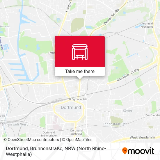 Dortmund, Brunnenstraße map